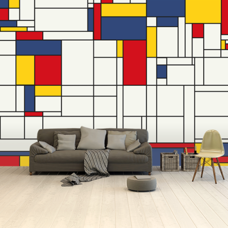 Mondrian original papier peint