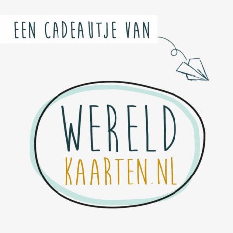 Cadeaubon €15,- Wereldkaarten.nl