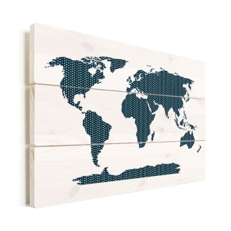 Petits croix et signes plus bleu bois