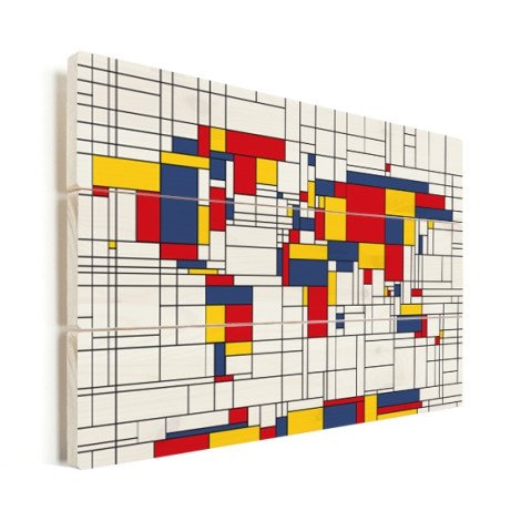 Mondrian original bois