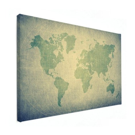 Parchemin vert toile