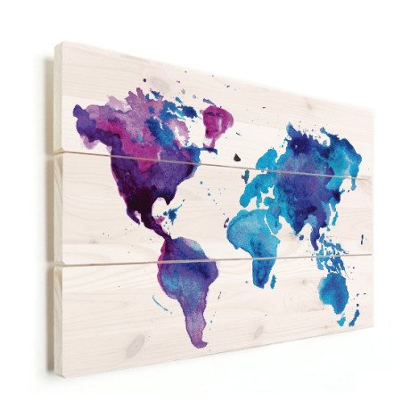Peinture aquarelle bois