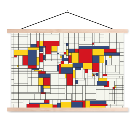 Mondrian original affiche scolaire