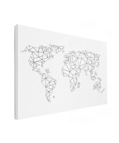 Alignement géométrique sur toile