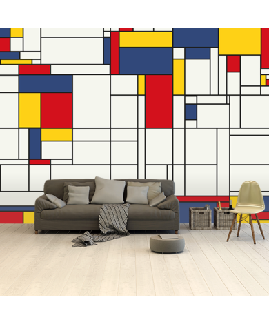 Mondrian original papier peint