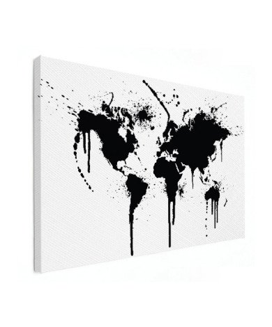 Encre noir toile