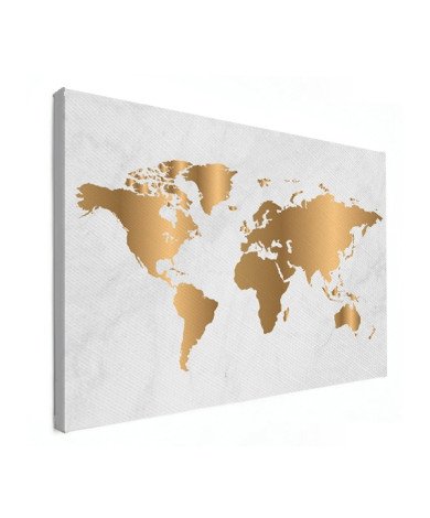 Marbre et or toile